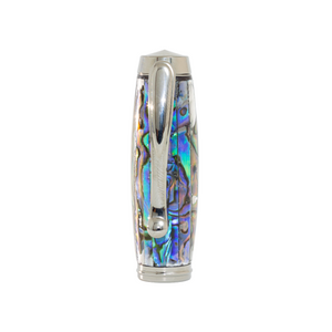 Custom Handmade Abalone Shell Pen – Whitmore Black Titanium Rollerball