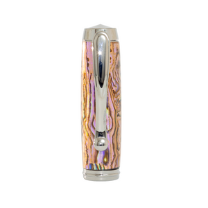 Custom Handmade White Paua Abalone Shell Pen – Whitmore Black Titanium Rollerball