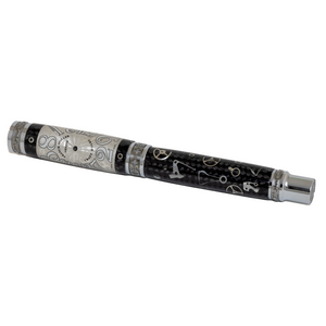 Pink Crazy Hours Franck Muller Watch Parts Pen on Black Carbon Fiber on our Presidential Rollerball Pen (Copy)