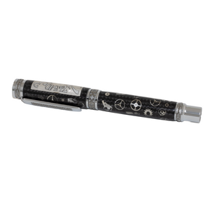 Pink Crazy Hours Franck Muller Watch Parts Pen on Black Carbon Fiber on our Presidential Rollerball Pen (Copy)