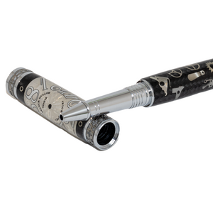 Pink Crazy Hours Franck Muller Watch Parts Pen on Black Carbon Fiber on our Presidential Rollerball Pen (Copy)