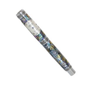 Rolex Watch Parts Pen on Natural Paua Abalone on our Presidential Rollerball Pen