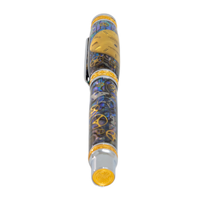 Rolex Watch Parts Pen on Natural Paua Abalone on our Presidential Rollerball Pen