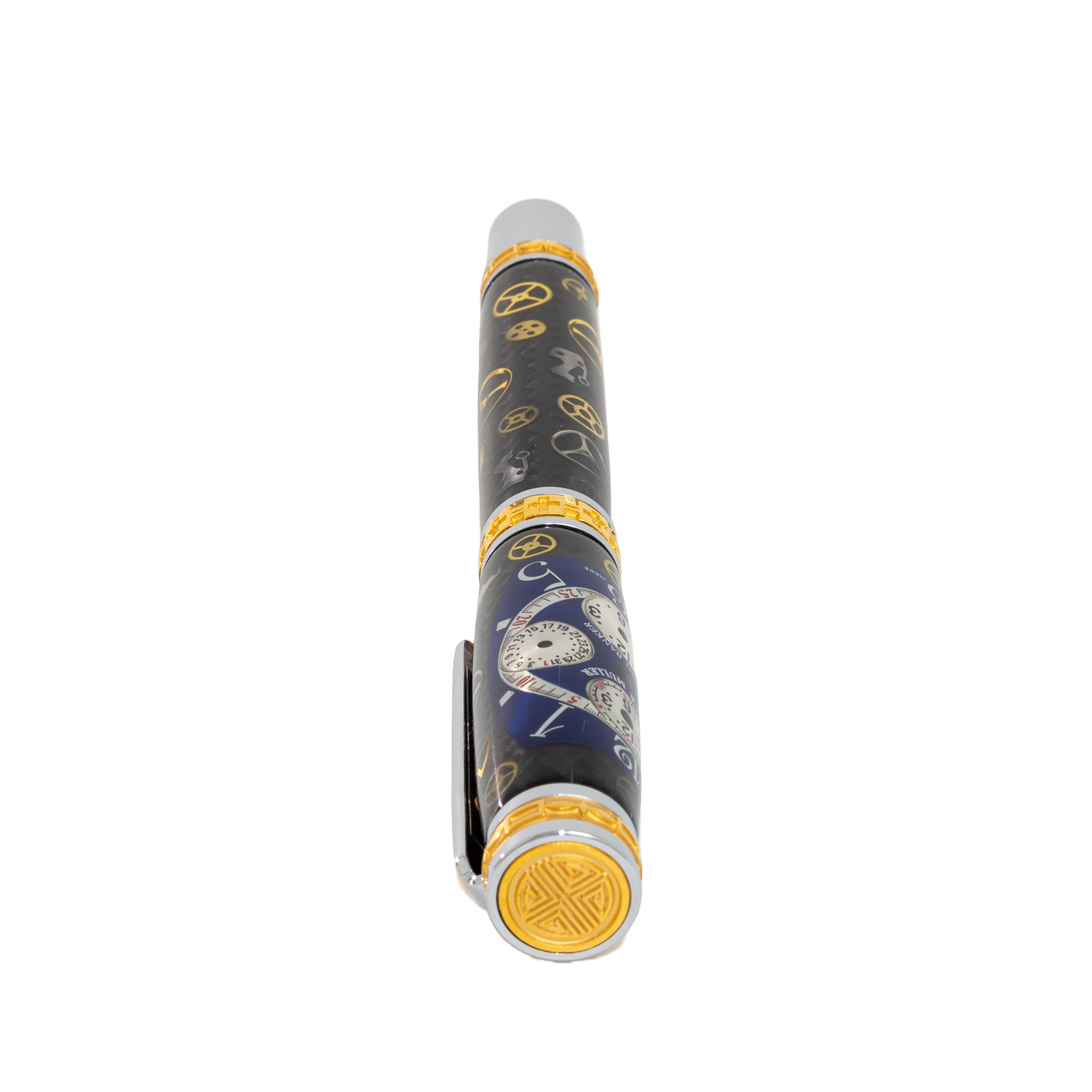 Franck Muller Watch Parts Pen on Black Carbon Fiber on our Presidential Rollerball Pen