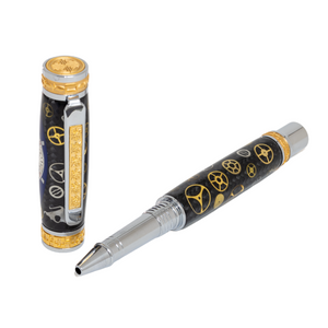 Franck Muller Watch Parts Pen on Black Carbon Fiber on our Presidential Rollerball Pen