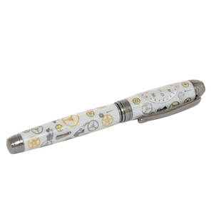 Maurice Lacroix Watch Parts Pen on White Carbon Fiber on our Marquis Rollerball Pen